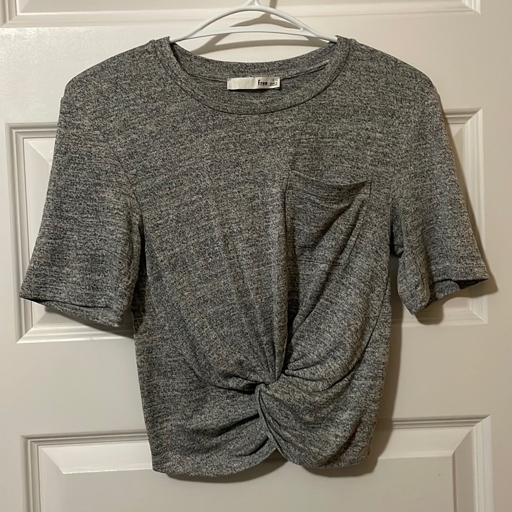 WILFRED Grey knotted Tshirt sz Small